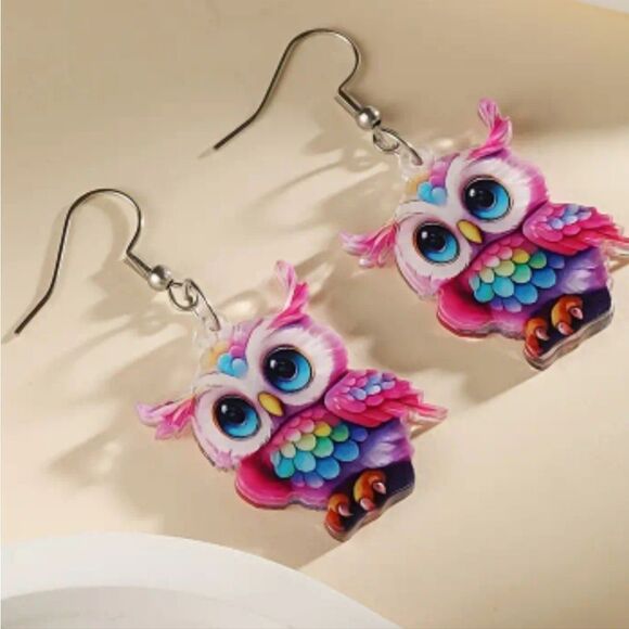 Hand crafted dangle earrings - Picture 2 of 7